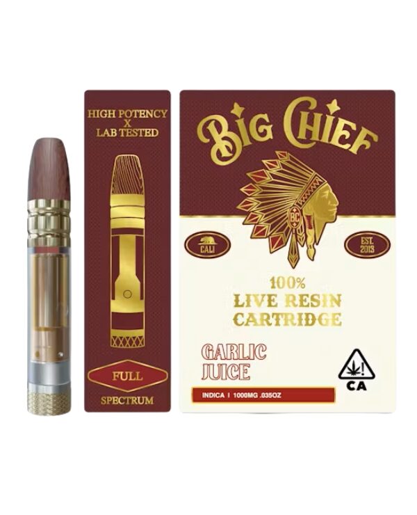 Big Chief  Live Resin 1g Cart